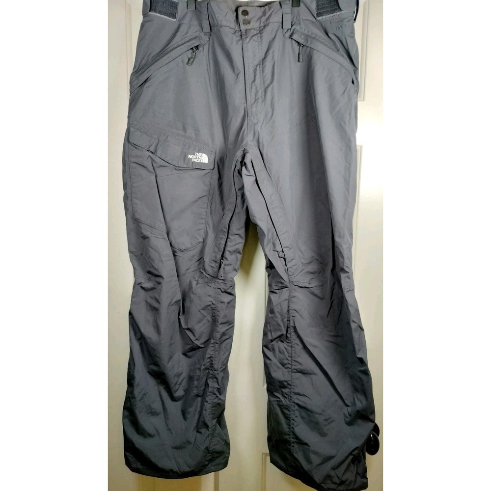 The North Face HyVent Ski Pants Mens XL Gray Cargo Waterproof Snowboard Gorpcore